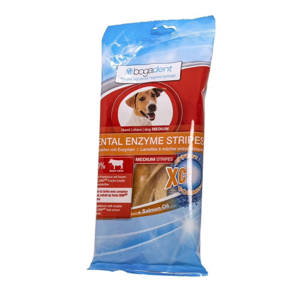 Bogadent Dental Enzyme Stripes Medium 100 g - Rind von Bogadent