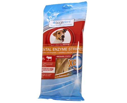 Bogadent Dental Enzyme Stripes Medium Hund 100 g von Bogadent