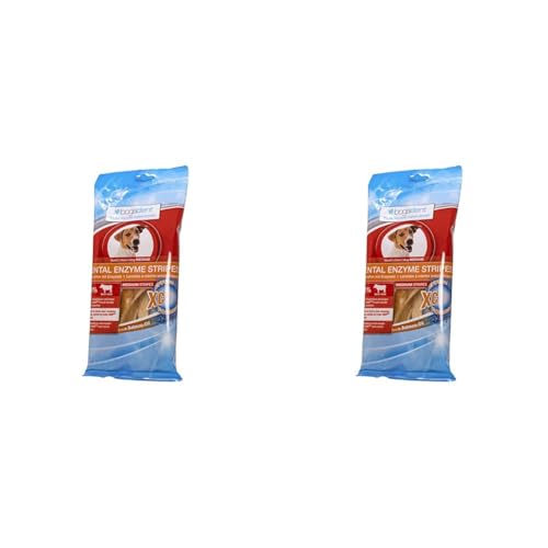 Bogadent Dental Enzyme Stripes Medium Hund 100 g (Packung mit 2) von Bogadent
