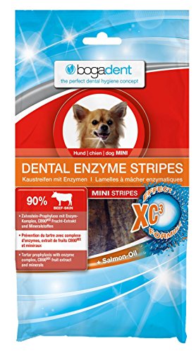 Bogadent Dental Enzyme Stripes Mini Hund 100 g von Bogadent