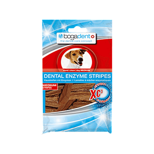 Bogadent Enzyme Stripes Hund - Mini - 100 g von Bogadent