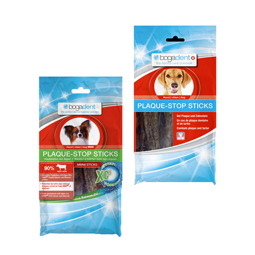 Bogadent Plaque-Stop Sticks - mini Hunde - 100 g von Bogadent