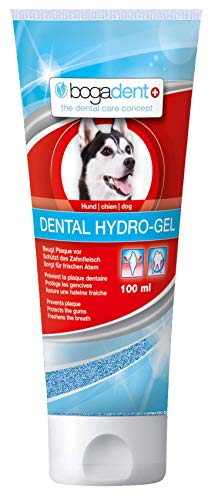Bogadent bogar, Dental Hydro-Gel, Zahngel für den Hund, Zahnsteinentferner, Beugt schlechtem Atem vor, Zahnpflege für Hunde, Hundezubehör Minzgeschmack, 100 ml von Bogadent