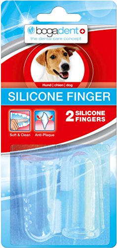 Bogadent UBO0713 Silicone Finger Hund, 2 Stück von Bogadent