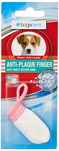 bogar, Bogadent Anti-Plaque Finger, Zahnbürste Hund, Patentierte Silberionen-Technologie, Fingerförmige Hundezahnbürste, Zahnsteinentferner Hund, Hundezubehör, 1 Stück bogar, Bogadent Anti-Plaque Finger, Zahnbürste Hund, Patentierte Silberionen-Technologie, Fingerförmige Hundezahnbürste, Zahnsteinentferner Hund, Hundezubehör, 1 Stück von Bogadent
