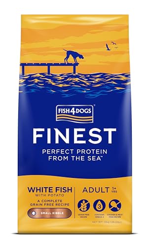 Fish4Dogs Finest Adult Complete - Whitefish Small Kibble - 12kg Fish4Dogs Finest Adult Complete - Whitefish Small Kibble - 12kg von Bogar