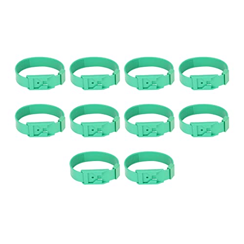 10pcs Ziegenkragen Schafausweisbänder, PU -Materials -Viehkennzeichnung, Monito und Management -Tool für landwirtschaftliche Geräte, Markierer und Unterscheidung des (36cm Green) von Bognajin