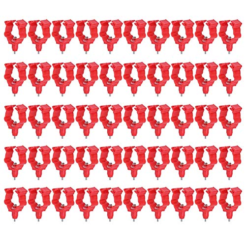 50pcs G1/2in G3/4in integrierter Spring Trinker Geflügeltrinknippel, ABS -Material Hühnerfarm -Zubehör, einfache Installation für den kommerziellen Gebrauch zu Hause, von Bognajin
