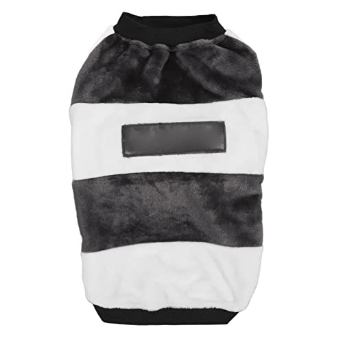 Dog Warm Clothes, Soft Skin Friendly Winter Shirt, Round Neck Pullover for Medium to Large Breeds, Gray White, Hair Protection, Sturdy and Easy to Clean (8XL) von Bognajin