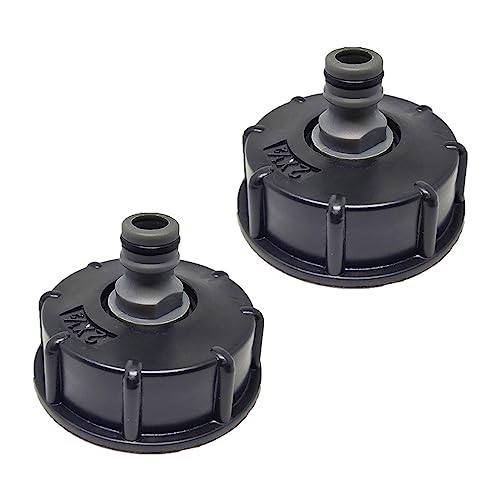 Bogoro 2 Stück IBC Container Zubehör Adapter Kappe Deckel, IBC Adapter Kappe S60, IBC Tank Tap Adapter, IBC Container Tank Verbinder Adapter Deckel ø 2 Zoll x 1/2 Zoll Bogoro 2 Stück IBC Container Zubehör Adapter Kappe Deckel, IBC Adapter Kappe S60, IBC Tank Tap Adapter, IBC Container Tank Verbinder Adapter Deckel ø 2 Zoll x 1/2 Zoll von Bogoro