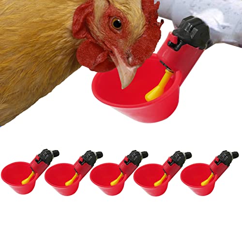 Bogoro 6 PCS Hühnertränke, Automatische Geflügeltränke, Geflügeltränke für Hühner, Hühnerwasserspender Set, Automatisches Geflügeltränke, DIY Hühnerwasserbecher, für Vogel Wachtel Taube Huhn Henne Bogoro 6 PCS Hühnertränke, Automatische Geflügeltränke, Geflügeltränke für Hühner, Hühnerwasserspender Set, Automatisches Geflügeltränke, DIY Hühnerwasserbecher, für Vogel Wachtel Taube Huhn Henne von Bogoro