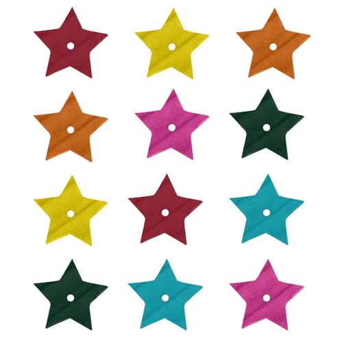 Bohue Papageienspielzeug, bunte Holzsterne, Blockspielzeug, Papageien-Essentials, Vogel-Kauspielzeug, Käfig-Teil-Spielzeug, Mini-Holzspäne, Papageien-Intelligenzspielzeug für Kakadus und verschiedene Bohue Papageienspielzeug, bunte Holzsterne, Blockspielzeug, Papageien-Essentials, Vogel-Kauspielzeug, Käfig-Teil-Spielzeug, Mini-Holzspäne, Papageien-Intelligenzspielzeug für Kakadus und verschiedene von Bohue