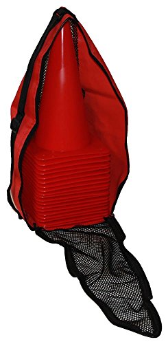 Agility Hundesport - 20er Set Markierkegel mit Tragetasche, 30 cm, Farbe: rot von Boje Sport