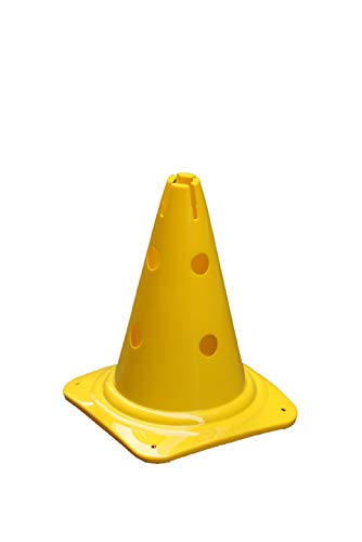 Agility Hundesport - Mehrzweckkegel mit Loch, 30 cm - Farbe: gelb Agility Hundesport - Mehrzweckkegel mit Loch, 30 cm - Farbe: gelb von Boje Sport