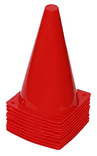 Boje Sport 10er Set Markierkegel, 23 cm, Farbe rot für Agility Hundesport, Koordinationstraining, Ausdauertraining und Sprinttraining mit ihrem Vierbeiner Boje Sport 10er Set Markierkegel, 23 cm, Farbe rot für Agility Hundesport, Koordinationstraining, Ausdauertraining und Sprinttraining mit ihrem Vierbeiner von Boje Sport