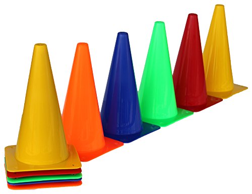 Boje Sport 10er Set Markierkegel, 30 cm, 5 Farben: 2X blau, 2X grün, 2X rot, 2X gelb, 2X orange für Agility Hundesport, Koordinationstraining, Ausdauertraining und Sprinttraining Boje Sport 10er Set Markierkegel, 30 cm, 5 Farben: 2X blau, 2X grün, 2X rot, 2X gelb, 2X orange für Agility Hundesport, Koordinationstraining, Ausdauertraining und Sprinttraining von Boje Sport