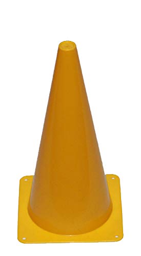 Boje Sport Markierkegel, 38 cm, Farbe gelb für Agility Hundesport, Hundetraining, Koordinationstraining, Ausdauertraining und Sprinttraining mit ihrem Vierbeiner von Boje Sport