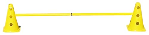 Boje Sport Steckhürdenset, Trainingshürde, 23 cm Höhe, Gelb, Einzelhürde, Kinder Hunde Hund Fussball von Boje Sport