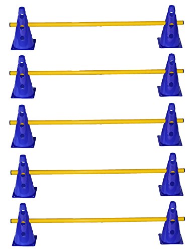 Steckhürdenset - 5 er Set für Koordinationstraining Agility Hundesport Pferdesport Zubehör Lochkegel Fussball Pylone Stangen Lochkegel für Trainingsübungen Trainingszubehör Steckhürdenset - 5 er Set für Koordinationstraining Agility Hundesport Pferdesport Zubehör Lochkegel Fussball Pylone Stangen Lochkegel für Trainingsübungen Trainingszubehör von Boje Sport