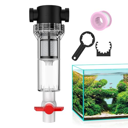 Bollisate Filter für Aquarien, Schmutztrenner, Filtersystem, transparenter Kotabscheider für kleinen Teich, Süßwasserbrunnen von Bollisate