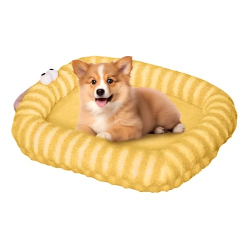 Bollisate Großes Katzenbett | Kuscheliges Hunde Katzen Nest Warmes Kätzchenbett | Winter Sofa Nest Plüschmatte für Kleine Mittel Kitten Welpen Schlafen Innen Außen | Schlafzimmer Wohnzimmer Deko von Bollisate
