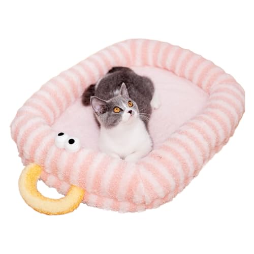 Bollisate Haustierbetten Für Kleine Hunde | Indoor Katzenbett Warme Hundecouch | Großes Nest Plüsch Schlafplatz Für Kleine Und Mittelgroße Tiere | Für Drinnen Und Draußen Herbst Schlafzimmer von Bollisate
