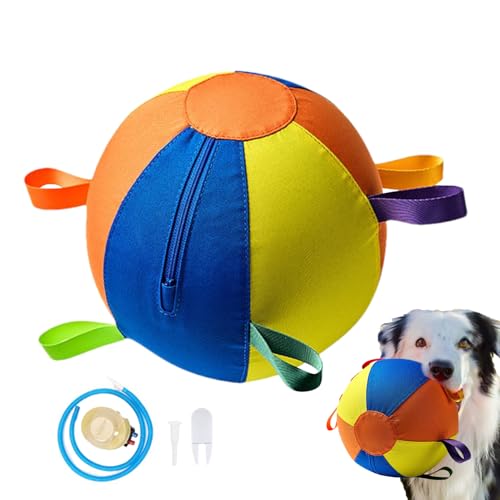 Bollisate Hund Spielzeug Ball,Interaktive Spielbälle Für Hunde | Bissfest Und Sicher Für Kauer, Mit Spielübungen, Für Wasserspiel, Outdoor, Aggressiven Spaß, Für Welpen Zu Weihnachten Und Geburtstag von Bollisate