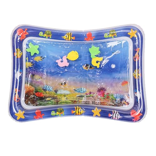 Bollisate Sensorische Wassermatte Katze, verdicktes Wasser sensorisches Pad, Sommer Katze Wassermatten mit Fisch, Katzenwasserbett, Spielmatte Haustiersensor für Haustierspiel, Spielzeug, interaktiver Bollisate Sensorische Wassermatte Katze, verdicktes Wasser sensorisches Pad, Sommer Katze Wassermatten mit Fisch, Katzenwasserbett, Spielmatte Haustiersensor für Haustierspiel, Spielzeug, interaktiver von Bollisate