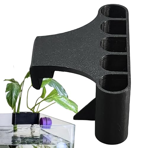 Bollisate Wasserpflanzenbecher, Hydrokultur-Pflanzenhalter, integrierter Haken, Wasserpflanztopf mit Loch, Hydrokultur-Pflanzbecher für Wassertank, Fischgarnelen von Bollisate