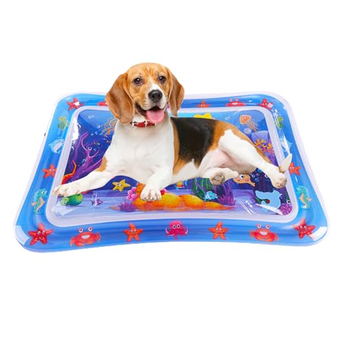 Sensorische Wasserspielmatte, Water Sensor Play Mat Cat, Kühlende Spielmatte, Sommer-Haustier-Wasserbett, Verdickte Wassersensorische Spielmatte mit Fisch, für Sofas, Fliesen, Boden, Gras Sensorische Wasserspielmatte, Water Sensor Play Mat Cat, Kühlende Spielmatte, Sommer-Haustier-Wasserbett, Verdickte Wassersensorische Spielmatte mit Fisch, für Sofas, Fliesen, Boden, Gras von Bollisate