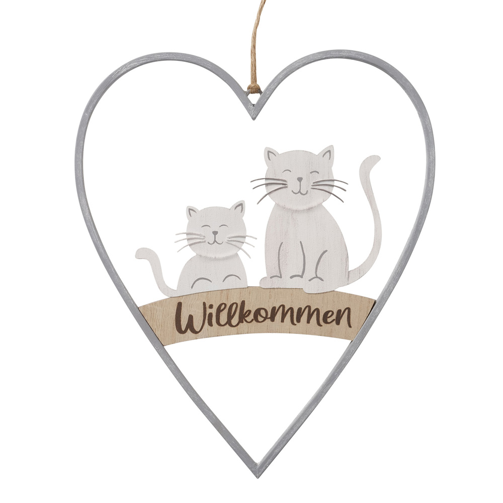 Boltze Willkommen-Schild Milou - grau von Boltze