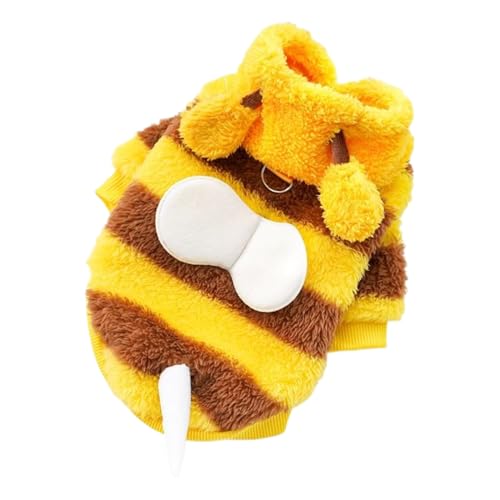 Bomefoi Hundepullover - Biene Kalte Jahreszeit Mantel - Warme Kleidung Sweater Kostüm für Yorkie Chihuahua Katze Junge Mädchen Herbst Winter Halloween Weihnachten Bomefoi Hundepullover - Biene Kalte Jahreszeit Mantel - Warme Kleidung Sweater Kostüm für Yorkie Chihuahua Katze Junge Mädchen Herbst Winter Halloween Weihnachten von Bomefoi