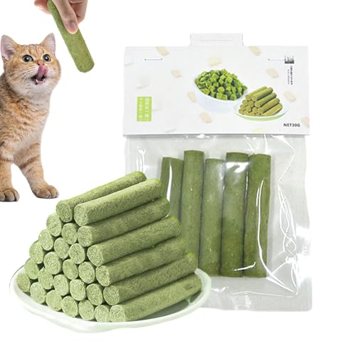 Bomefoi Katzengras Sticks, 5 Stück Beißstäbe Für Hauskatzen, Beissstäbchen, Kaustangen, Zur Verbesserung Der Katzenverdauung, Kauspielzeug Für Katzen Zur Zahnpflege Bomefoi Katzengras Sticks, 5 Stück Beißstäbe Für Hauskatzen, Beissstäbchen, Kaustangen, Zur Verbesserung Der Katzenverdauung, Kauspielzeug Für Katzen Zur Zahnpflege von Bomefoi