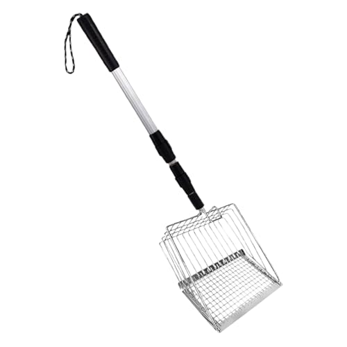 Bomefoi Katzenstreu Scoop, Katzenschugel für Katzentoilette - Chicken Coop Scooper für Sand,Abnehmbarer Pooper -Sifter für Hühnerkoops im Freien von Bomefoi