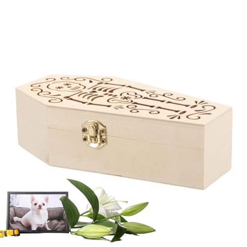 Bomefoi Pet Ashes AneTsake Box, Holzhund Urnen für Asche | Hölzerne Katzenaschhalter | Sargform -Aufbewahrungsfall, Gedenkzubehör für Abschiedszeremonie Bomefoi Pet Ashes AneTsake Box, Holzhund Urnen für Asche | Hölzerne Katzenaschhalter | Sargform -Aufbewahrungsfall, Gedenkzubehör für Abschiedszeremonie von Bomefoi