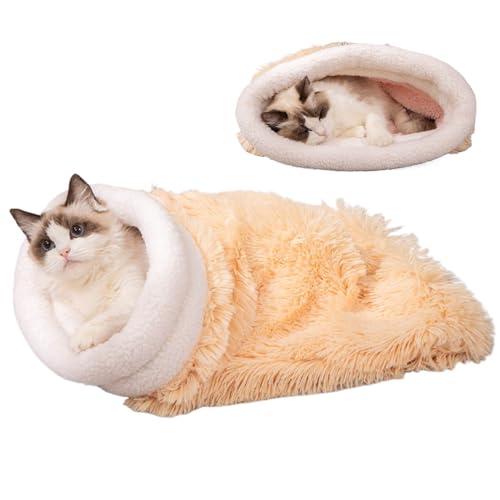 Bomefoi Schlafsack Für Stubentiger | Kuscheliger Vollumschließender Haustier Schlafsack,Warme Kuschelhöhle Für Kitten Schlafplatz Zu Hause Wohnung Wohnzimmer Sofa Auto Bomefoi Schlafsack Für Stubentiger | Kuscheliger Vollumschließender Haustier Schlafsack,Warme Kuschelhöhle Für Kitten Schlafplatz Zu Hause Wohnung Wohnzimmer Sofa Auto von Bomefoi