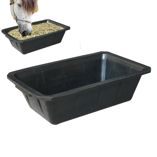 Bomefoi Viehfutterspender, 10L Futterschale Für, Futternapf Aus Gummi Tierzubehör Für Hühner Ziegen Geflügel Wild Farm von Bomefoi