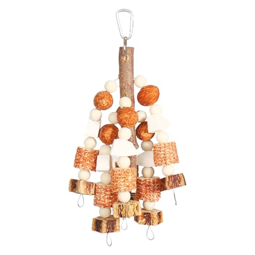 Bomefoi Vogelspielzeug Für Sittiche, Kletterstab & Natürliches Nagematerial, Holz Kletter- Und Kauaccessoires, Natürliche Interaktive Spieldekoration Für Papageien, Aras, Kakadus, Beos Bomefoi Vogelspielzeug Für Sittiche, Kletterstab & Natürliches Nagematerial, Holz Kletter- Und Kauaccessoires, Natürliche Interaktive Spieldekoration Für Papageien, Aras, Kakadus, Beos von Bomefoi
