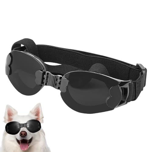BommFu Brille Für Hunde Medium,Anti Blend Schutz Für Tiere - Mit UV Schutz Und Verstellbarem Gurt Für Bergwanderungen BommFu Brille Für Hunde Medium,Anti Blend Schutz Für Tiere - Mit UV Schutz Und Verstellbarem Gurt Für Bergwanderungen von BommFu