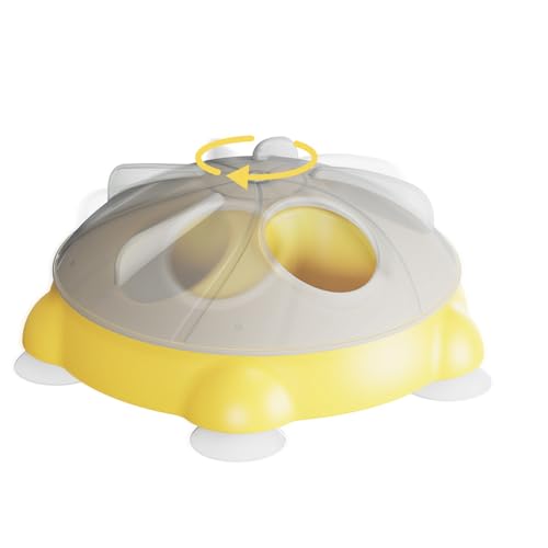 BommFu Der Leckerli-Spender Spielzeug,Drehbarer Katzenfutter-Puzzle Leckerli-Spender - Stabil Multifunktional Für Gesunde Ernährung Fördernde Aktivität Spiel BommFu Der Leckerli-Spender Spielzeug,Drehbarer Katzenfutter-Puzzle Leckerli-Spender - Stabil Multifunktional Für Gesunde Ernährung Fördernde Aktivität Spiel von BommFu