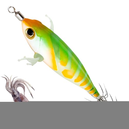 BommFu Fishing Squid Köder | Leuchtkörper Köder,Kompakte Fluoreszierende Angelköder Für Einsteiger Und Angler BommFu Fishing Squid Köder | Leuchtkörper Köder,Kompakte Fluoreszierende Angelköder Für Einsteiger Und Angler von BommFu