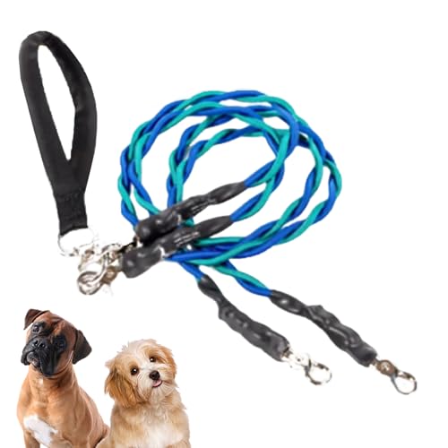 BommFu Großes Hundespieltau,Langer Zug Doppelseil | Komfortables Zubehör Für Sichere Spaziergänge Mit Verbesserter Sicherheit Outdoor & Park BommFu Großes Hundespieltau,Langer Zug Doppelseil | Komfortables Zubehör Für Sichere Spaziergänge Mit Verbesserter Sicherheit Outdoor & Park von BommFu