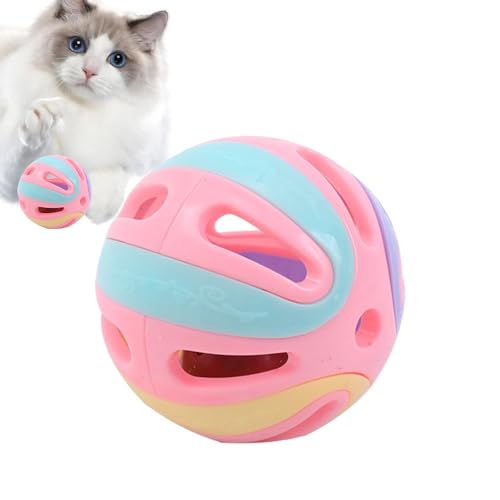 BommFu Katzenglocken-Ballspielzeug | Cat Pounce Rasselball | Hohle Katzen-Jingle-Bälle | Interaktives Katzenspielzeug | Kätzchen-Jagdspielzeug Für Kätzchen - Katzen Im Innenbereich BommFu Katzenglocken-Ballspielzeug | Cat Pounce Rasselball | Hohle Katzen-Jingle-Bälle | Interaktives Katzenspielzeug | Kätzchen-Jagdspielzeug Für Kätzchen - Katzen Im Innenbereich von BommFu