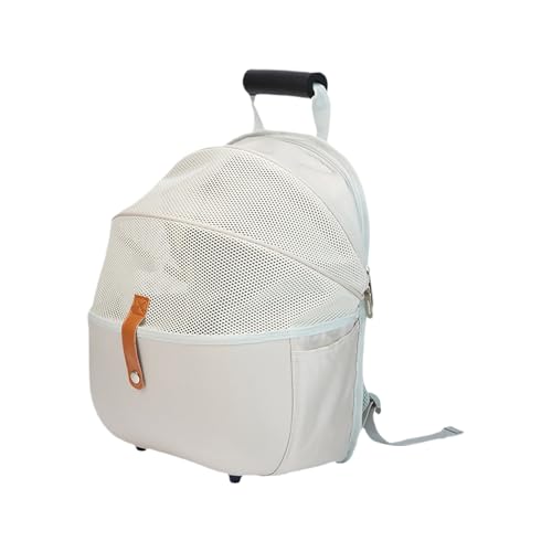 BommFu Katzentransportbox - Kleintiertransport Rucksack - Weich Gepolsterte Faltbare Transporttasche Für Kätzchen Und Welpen Bei Outdoor Tierarztbesuchen Spaziergängen Kurztrips von BommFu