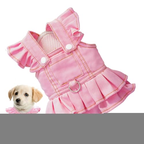 BommFu Welpenkleid, Atmungsaktive Kleidung Für Hunde, Atmungsaktives Weiches Futter Western Overalls Für Kleine Hunde BommFu Welpenkleid, Atmungsaktive Kleidung Für Hunde, Atmungsaktives Weiches Futter Western Overalls Für Kleine Hunde von BommFu