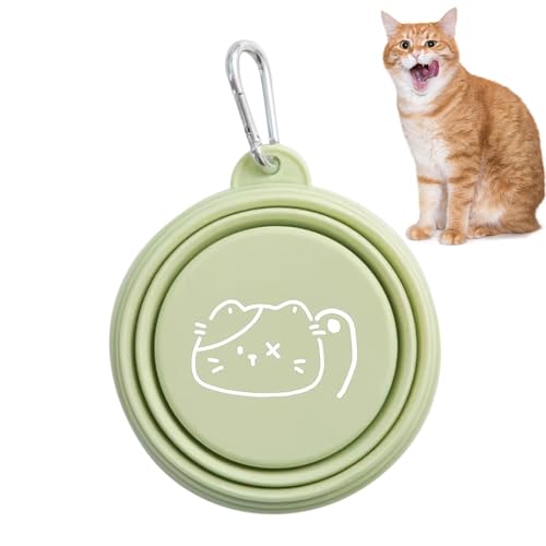 Faltbar Reisenapf Napf Für Hunde Und Katzen | Faltbarer Hundenapf Unterwegs | Reisenapf Hund Faltbar | Faltbare Hundenäpfe | Trinknapf Mit Karabiner - Für Katzen, Hunde Und Haustiere Faltbar Reisenapf Napf Für Hunde Und Katzen | Faltbarer Hundenapf Unterwegs | Reisenapf Hund Faltbar | Faltbare Hundenäpfe | Trinknapf Mit Karabiner - Für Katzen, Hunde Und Haustiere von BommFu