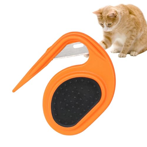 Knitting Comb Pet | Neuer Entfilzungsmesser Katze | Entfilzer Einzelkamm Für Tiere Mit Langem Fells | Zum Entfernen Von Verfilzten Und Losen Haaren - Werkzeuge Zur Tierpflege Knitting Comb Pet | Neuer Entfilzungsmesser Katze | Entfilzer Einzelkamm Für Tiere Mit Langem Fells | Zum Entfernen Von Verfilzten Und Losen Haaren - Werkzeuge Zur Tierpflege von BommFu