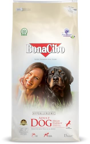 BONACIBO - Erwachsene Hunde - Huhn - hohem Energiegehalt - Trockenfutter - 15 kg BONACIBO - Erwachsene Hunde - Huhn - hohem Energiegehalt - Trockenfutter - 15 kg von Bonacibo