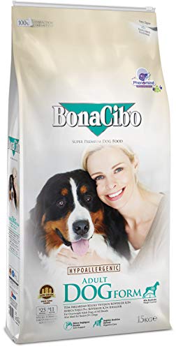 Bonacibo Dog Form Senioren (9+) und Übergewicht | Super Premium Hundetrockenfutter für ausgewachsene Hunde Aller Rassen | 15 kg von Bonacibo