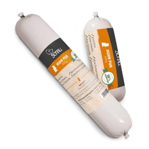 Hundewurst Huhn, Schnittfest, 600g, 12 Stück Sparpaket Hundewurst Huhn, Schnittfest, 600g, 12 Stück Sparpaket von Bonali